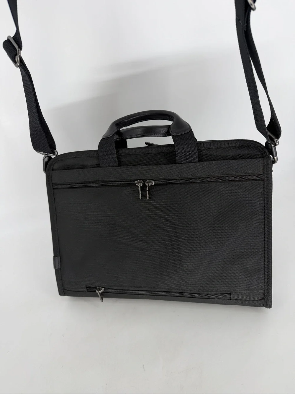 Tumi Alpha Ballistic Nylon Slim Laptop Portfolio Briefcase - Black